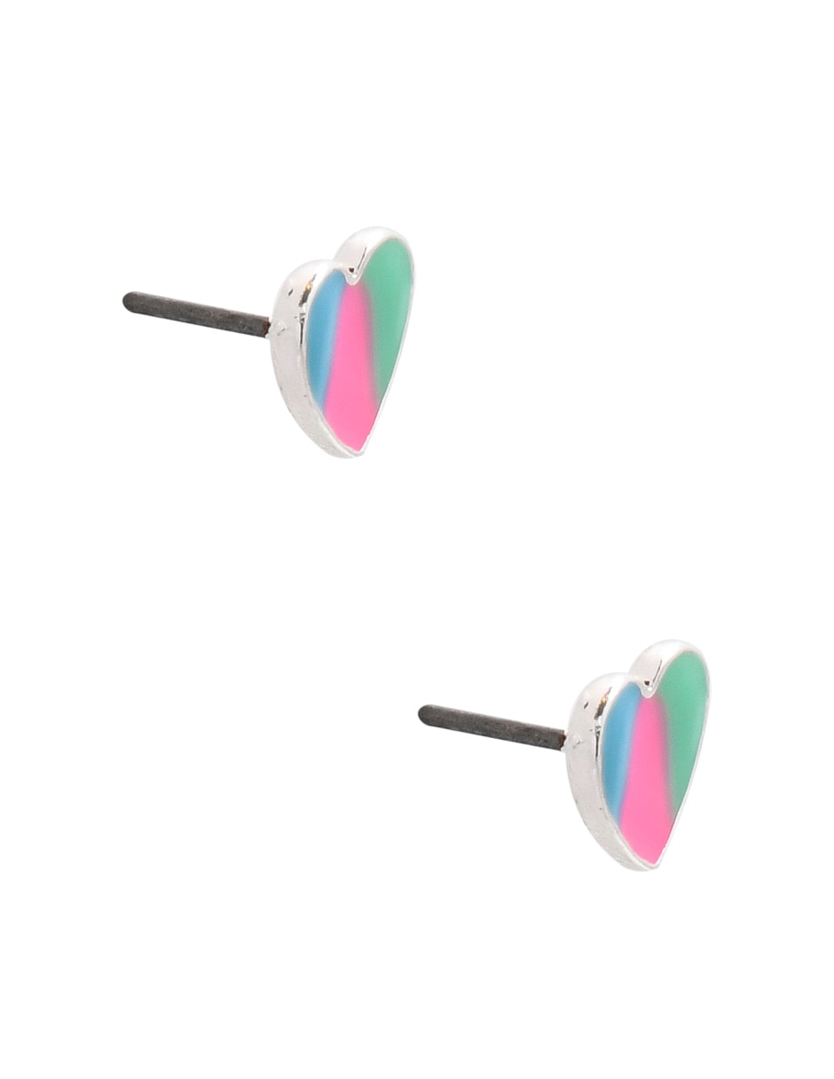 Set de aretes con acabado brillante fantasía 2