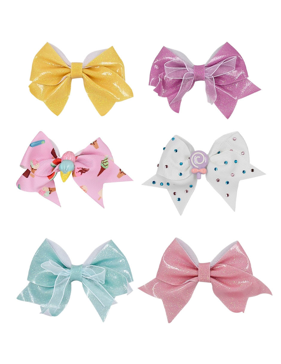 Set de 6 piezas Moño para cabello Set de 6 piezas Moño para cabello