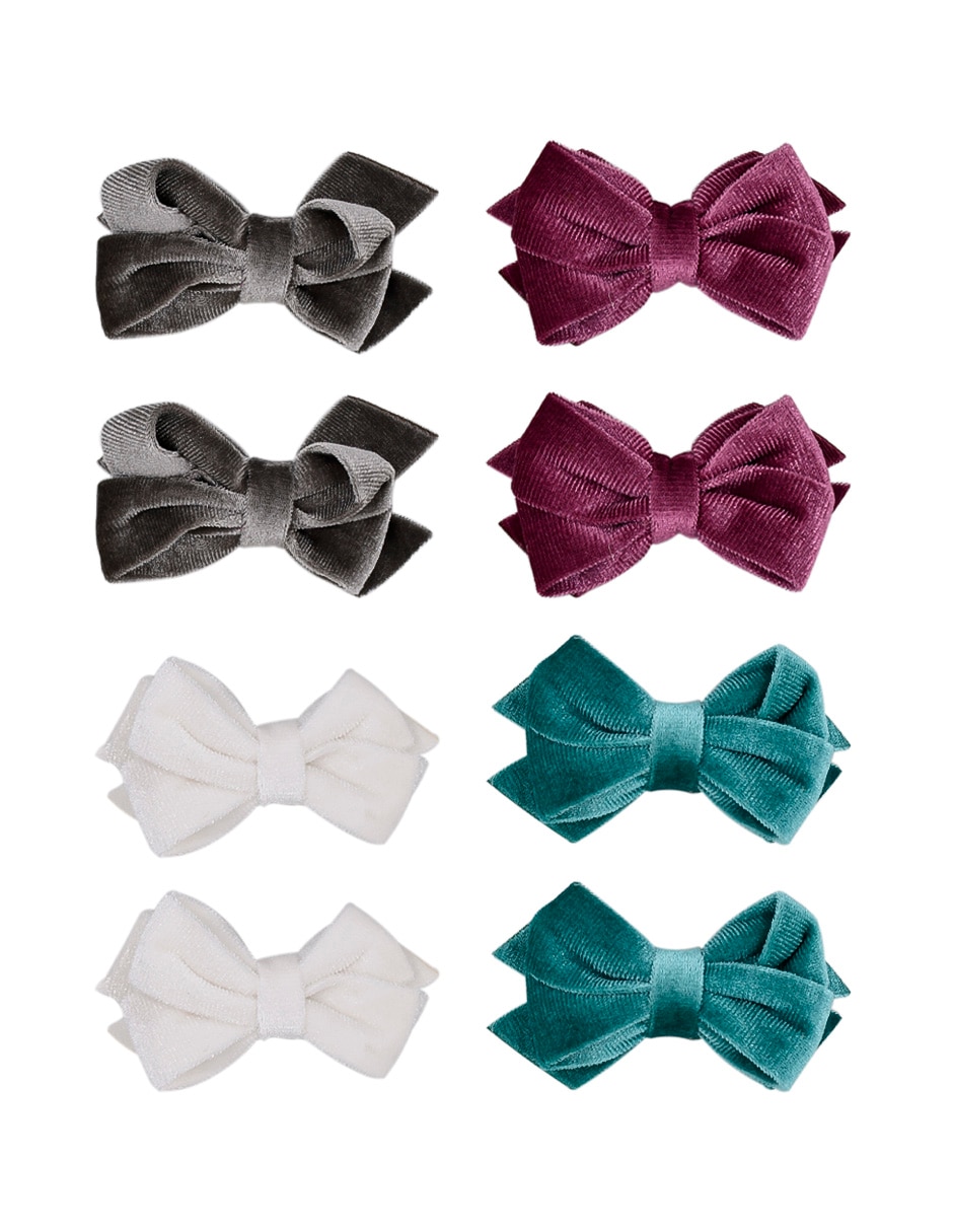 Set de 8 Moños para cabello