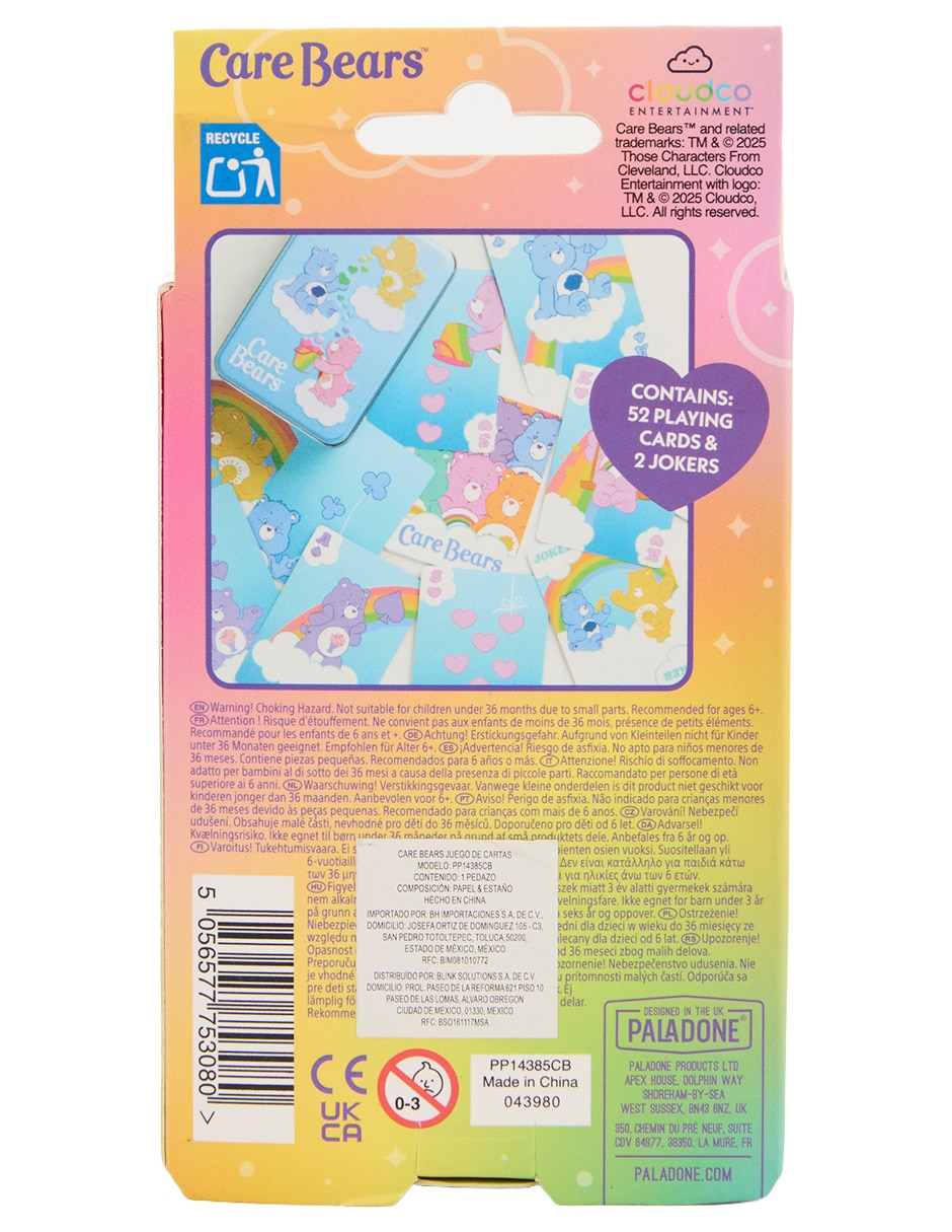 Juego de cartas poker Care Bears 7