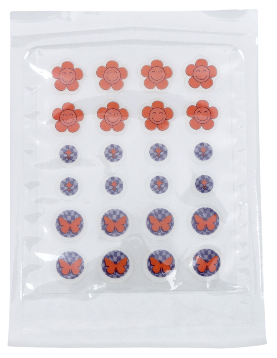 Parches para acné parches en forma de mariposas y flores 4