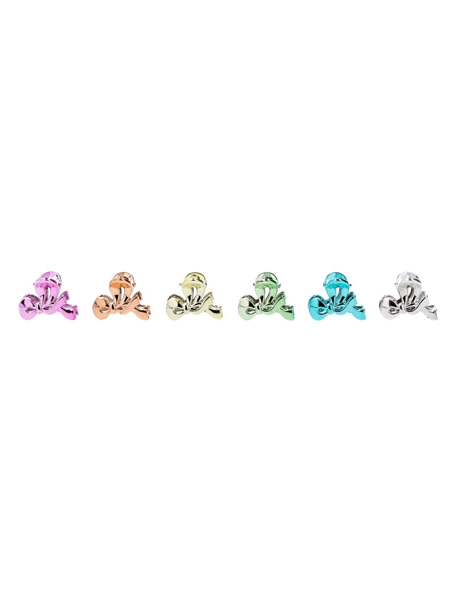 Set de pinzas para el cabello de plástico