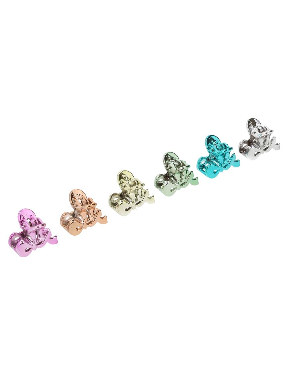 Set de pinzas para el cabello de plástico 6