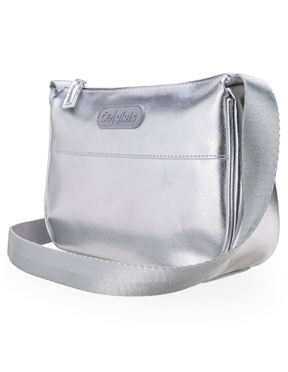 BOLSO CLOE XIPETOTI SINTÉTICO, PLATA